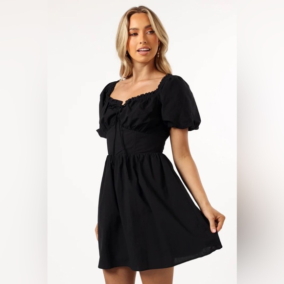 New with tags petal & pup jazz mini dress in black - Picture 5 of 5